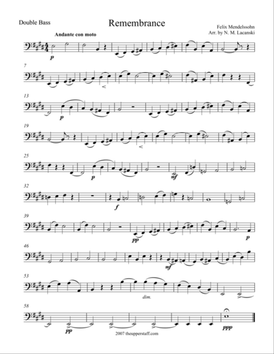 Remembrance String Orchestra scores gallery preview page 1