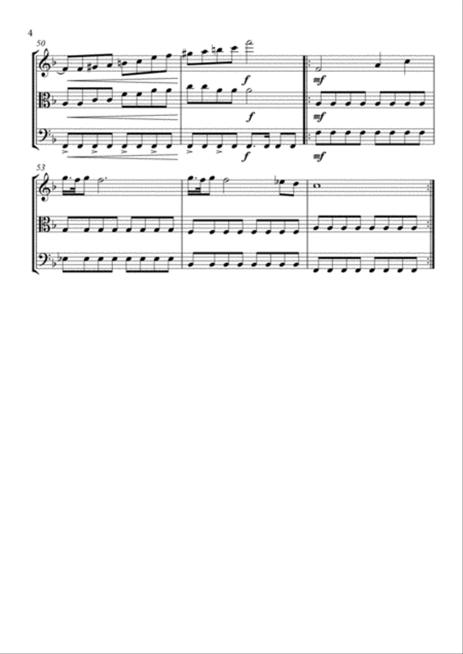 Hey Jude String Trio scores gallery preview page 5