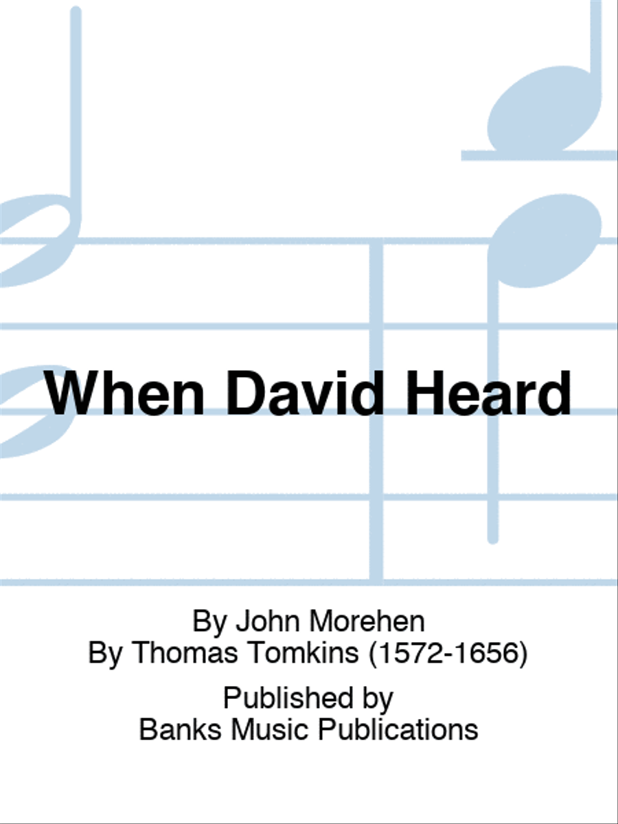 When David Heard Choir scores gallery preview page 1