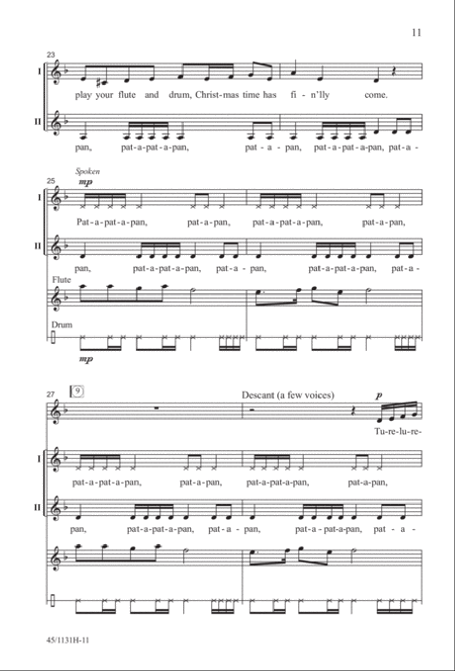 Singable Solutions for Winter Holidays 2-Part scores gallery preview page 11