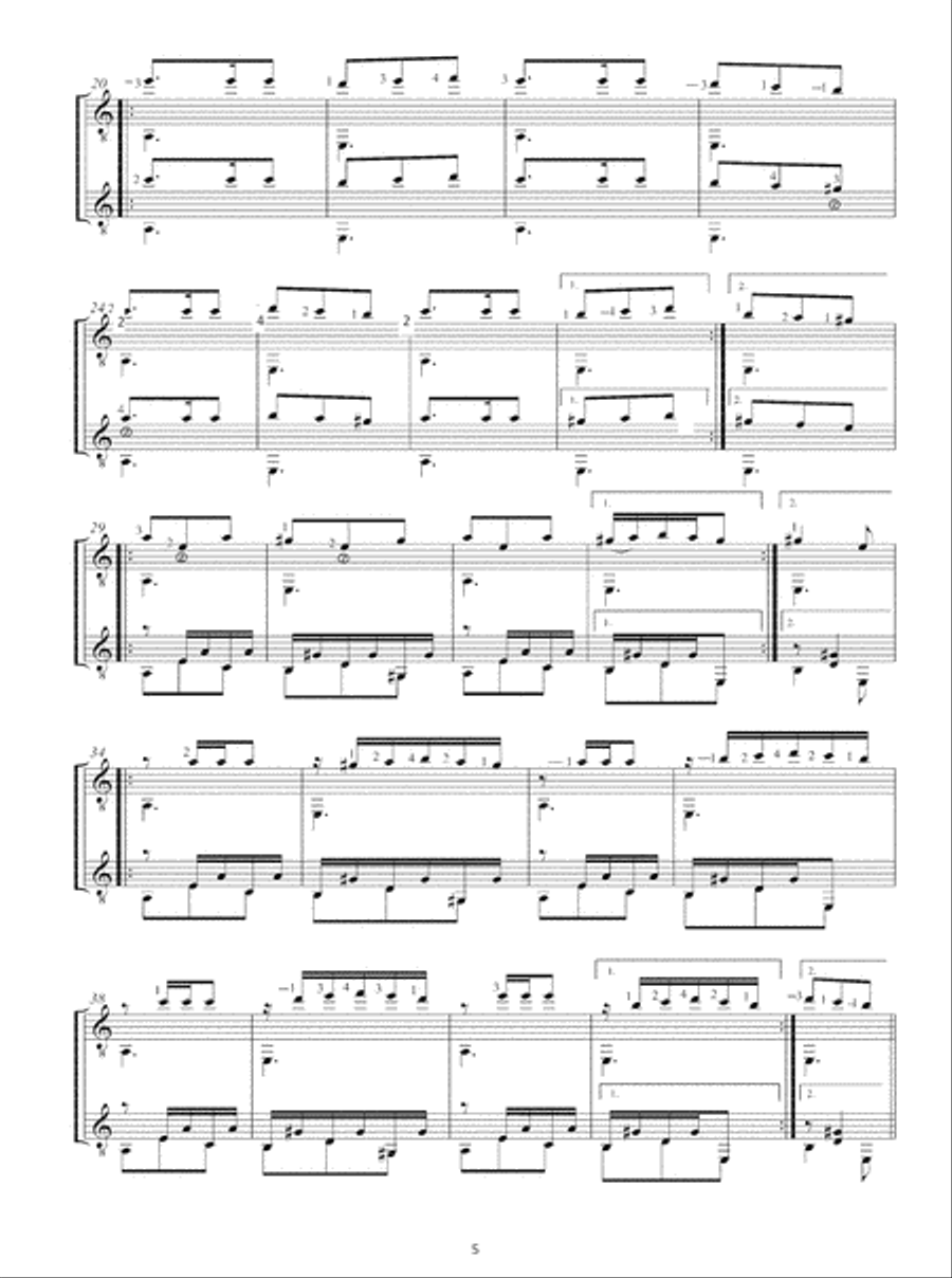 Spanish Music for Two Guitars Guitar scores gallery preview page 6