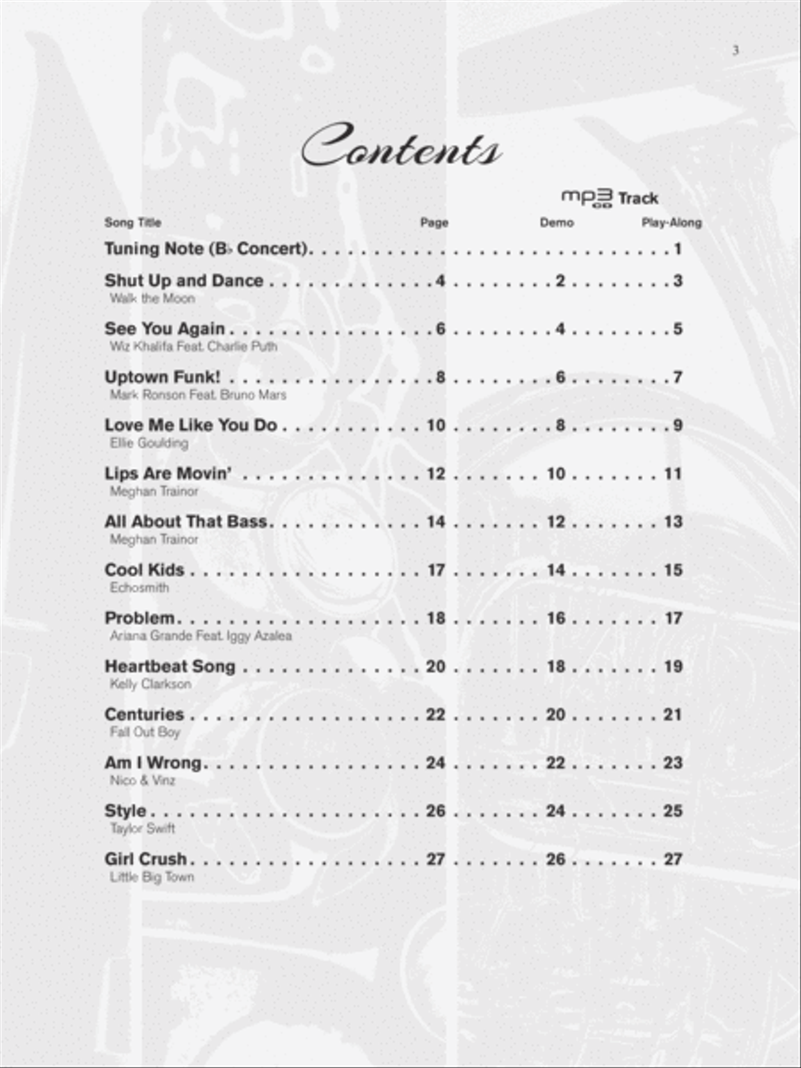 Top Pop & Rock Hits Instrumental Solos Trombone scores gallery preview page 3