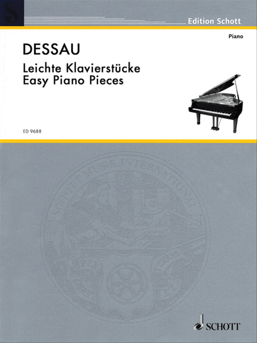 Paul Dessau (1894-1979) – Easy Piano Pieces Easy Piano scores gallery preview page 1