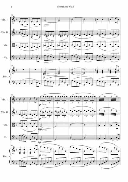 Symphony No.6 in F major, Op. 68 (Short&Easy Version)