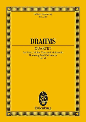 Book cover for Piano Quartet in G minor, Op. 25