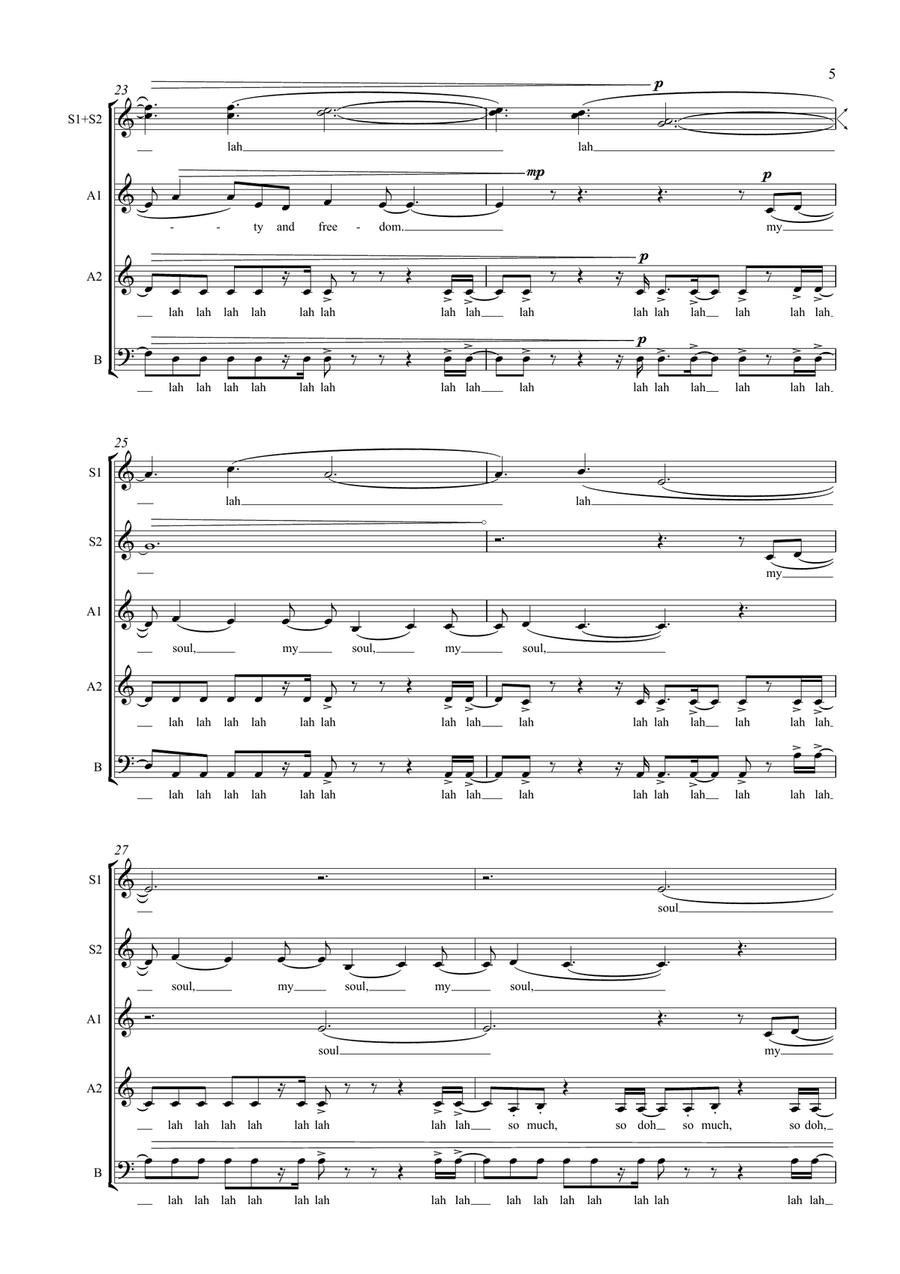 So Much On My Soul So Much On My Soul Choir scores gallery preview page 4