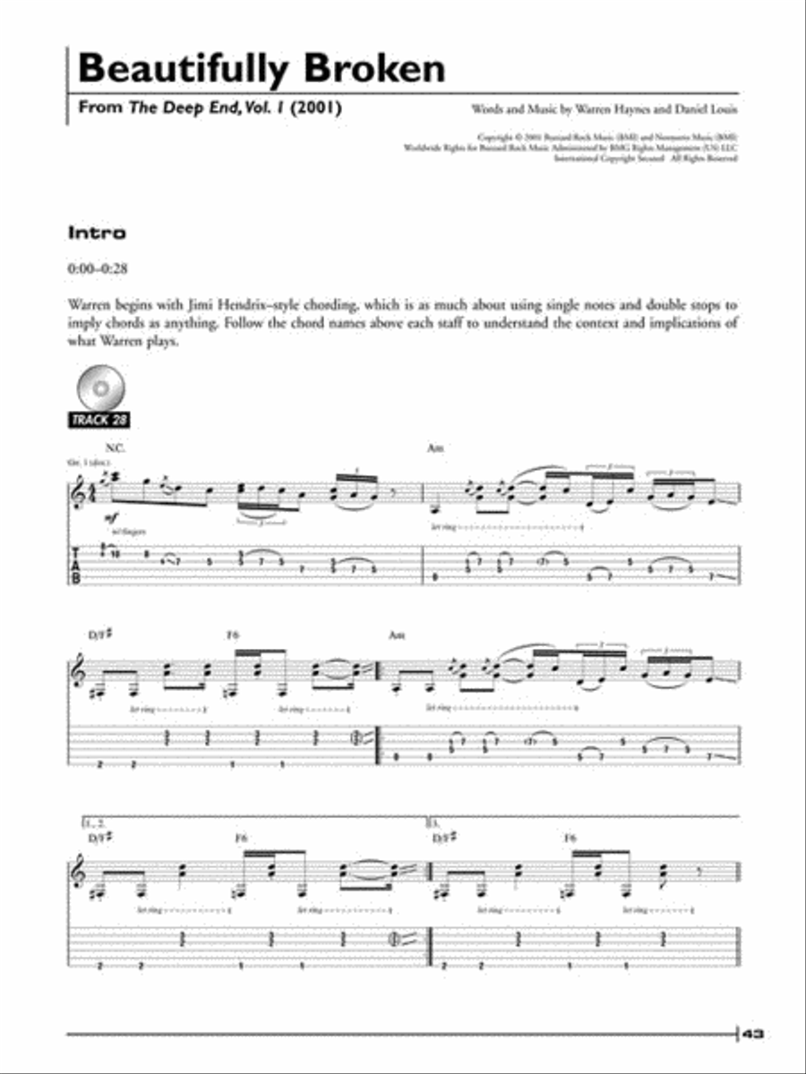 Warren Haynes Legendary Licks Electric Guitar scores gallery preview page 6