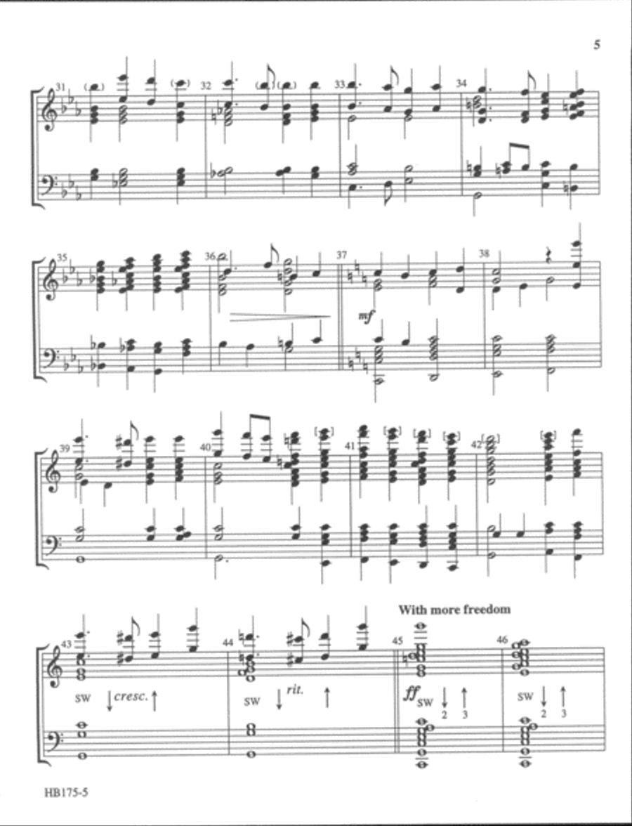 I Heard the Bells on Christmas Day 5-Octaves scores gallery preview page 10