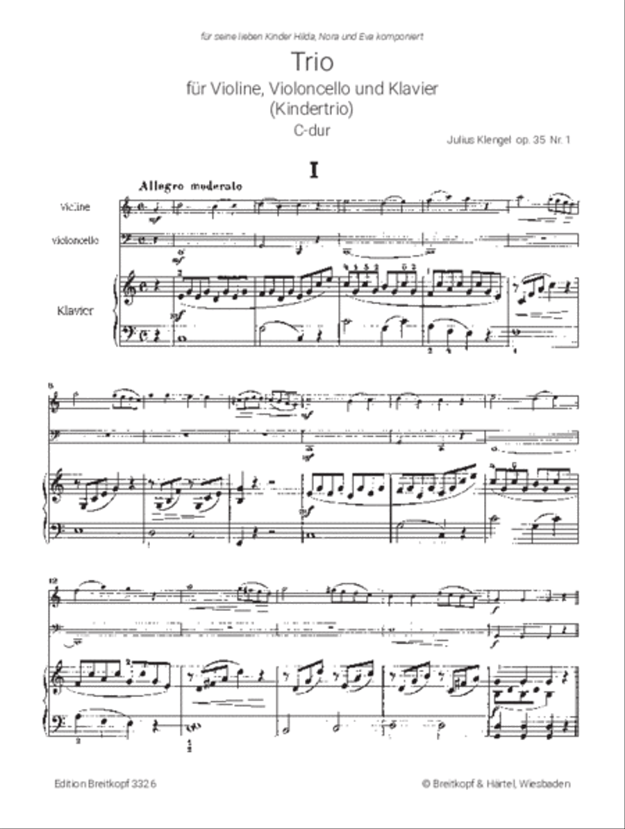 Children's Trios Op. 35