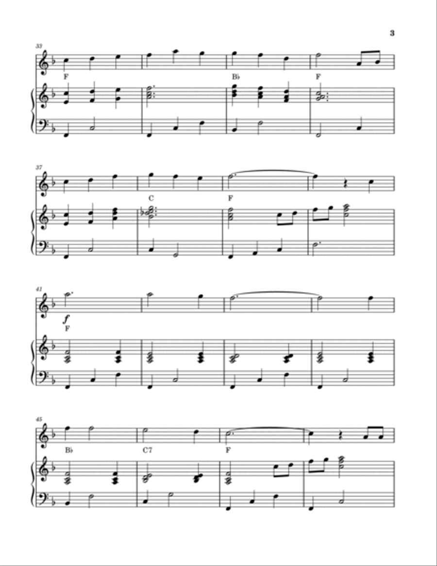 My Wild Irish Rose (Flute and Piano) My Wild Irish Rose (Flute and Piano) Flute Solo scores gallery preview page 3