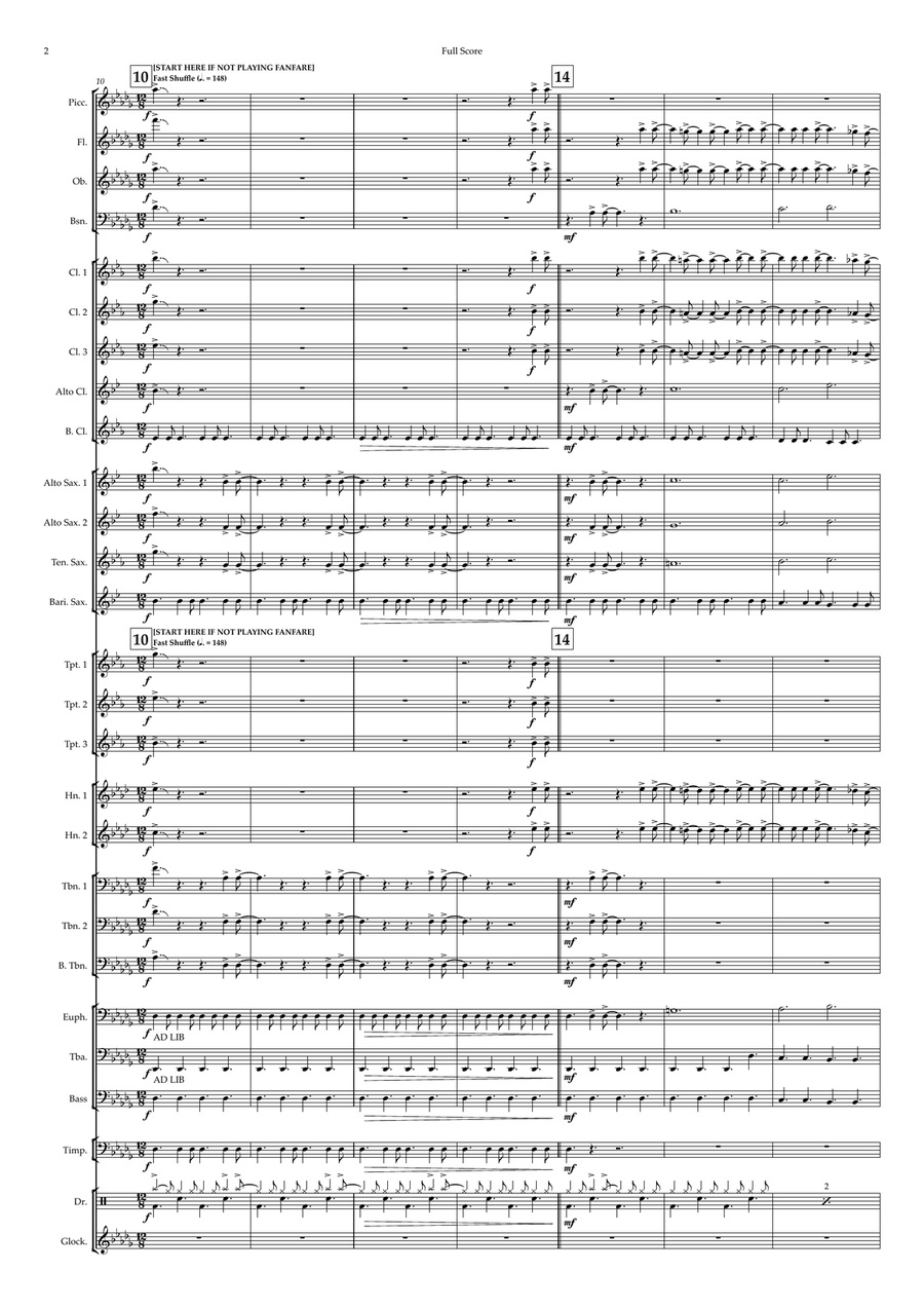Waterloo Concert Band scores gallery preview page 2