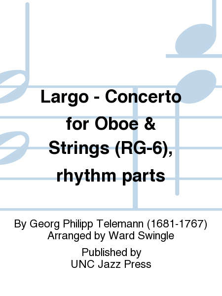 Largo - Concerto for Oboe & Strings (RG-6), rhythm parts