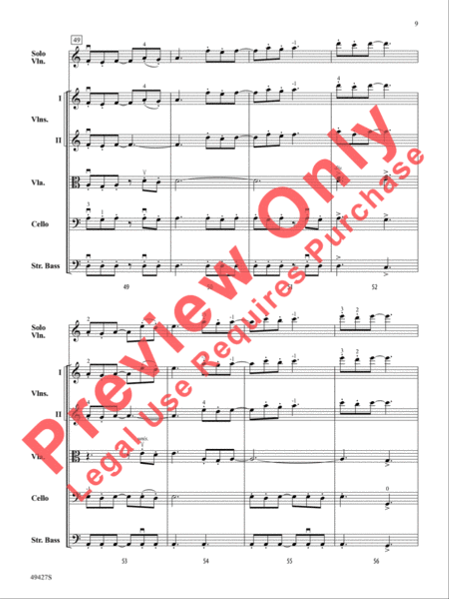 Fireball String Orchestra scores gallery preview page 10