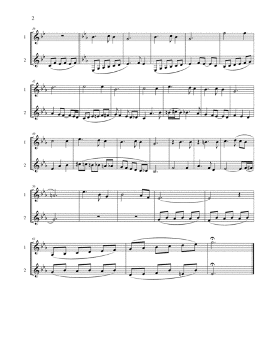 A Very French Horn Christmas Brass Duet scores gallery preview page 5