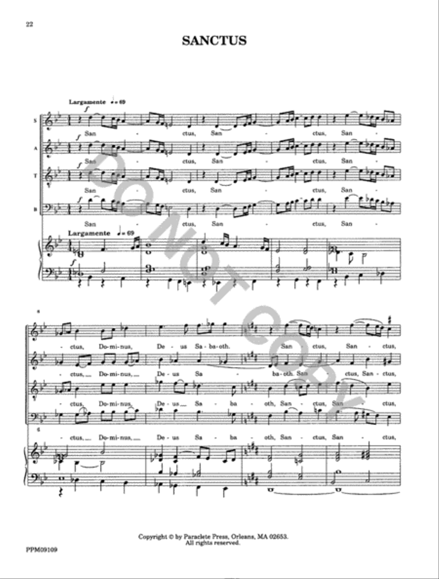 Missa Matris Dei Missa Matris Dei 4-Part scores gallery preview page 23