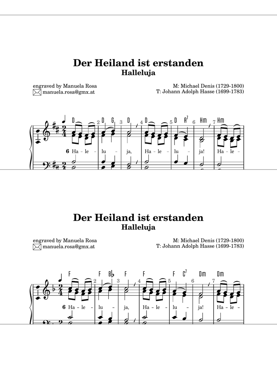 Der Heiland ist erstanden (Gotteslob 830) Piano Solo scores gallery preview page 4