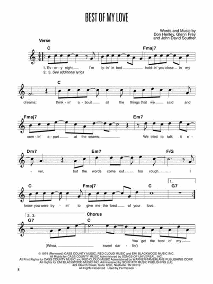 More Easy Pop Melodies – Third Edition Acoustic Guitar scores gallery preview page 6