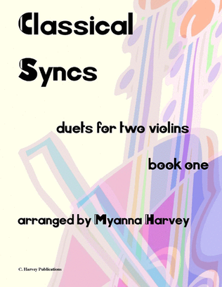 Book cover for Classical Syncs for Two Violins, Book One