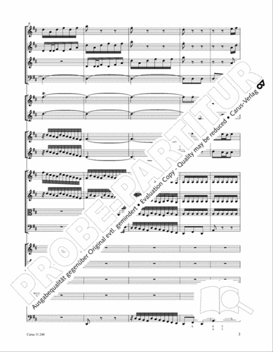 Christmas oratorio (Weihnachtsoratorium, Teile I-III) 4-Part scores gallery preview page 13