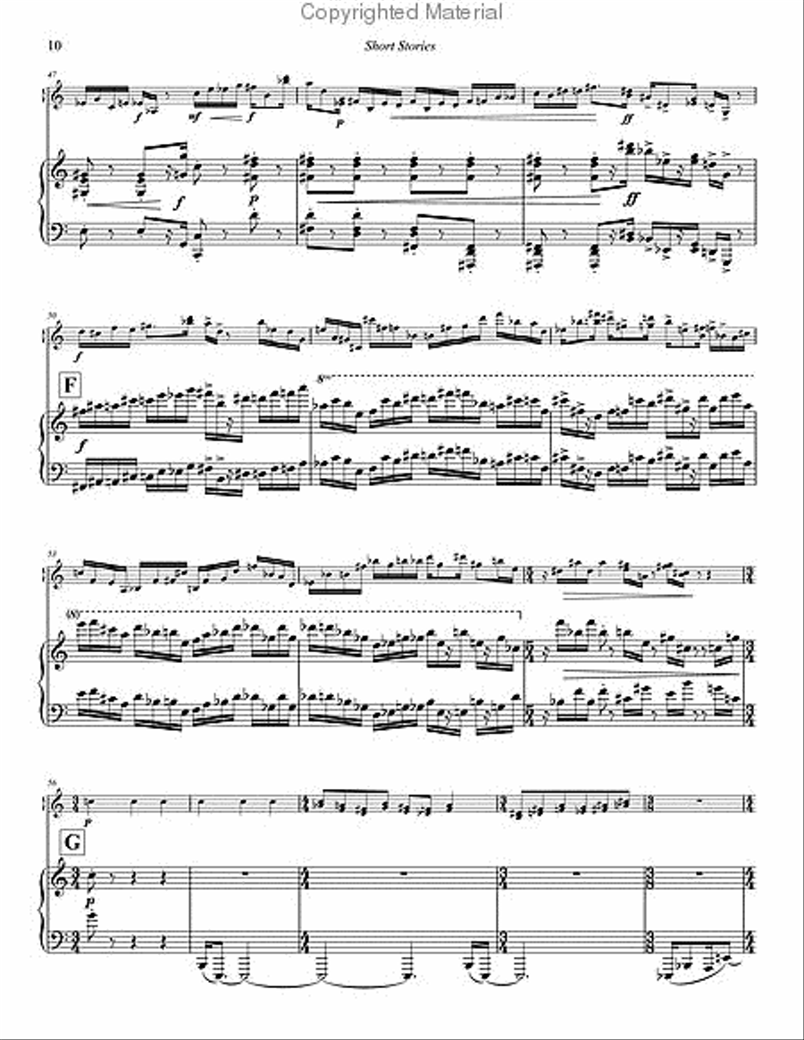 Short Stories (score & 1 part) Piano Accompaniment scores gallery preview page 11