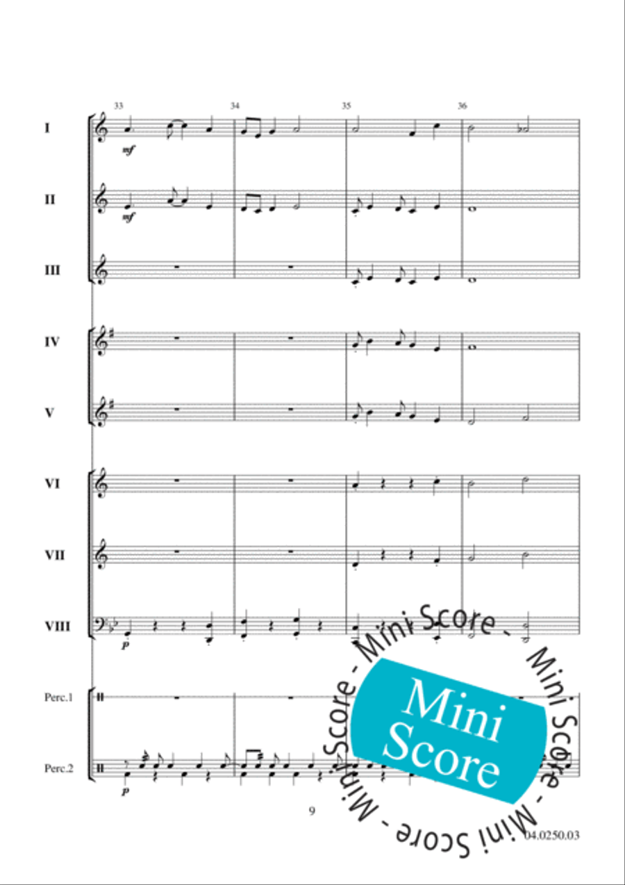 Paseo de Otono Brass Band scores gallery preview page 11