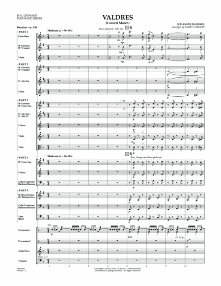 Valdres (Concert March) - Conductor Score (Full Score)