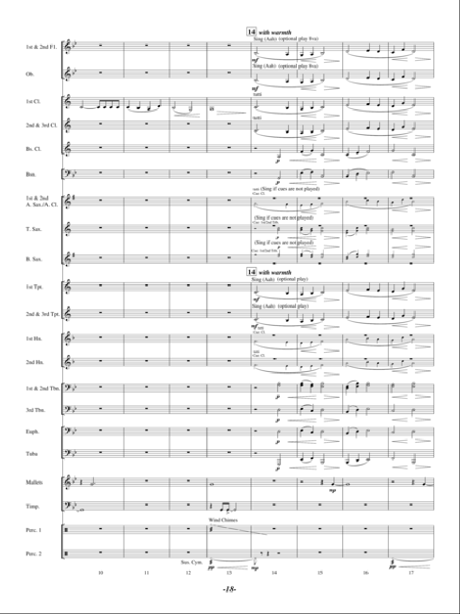 The Symphony of Souls The Symphony of Souls Concert Band scores gallery preview page 17