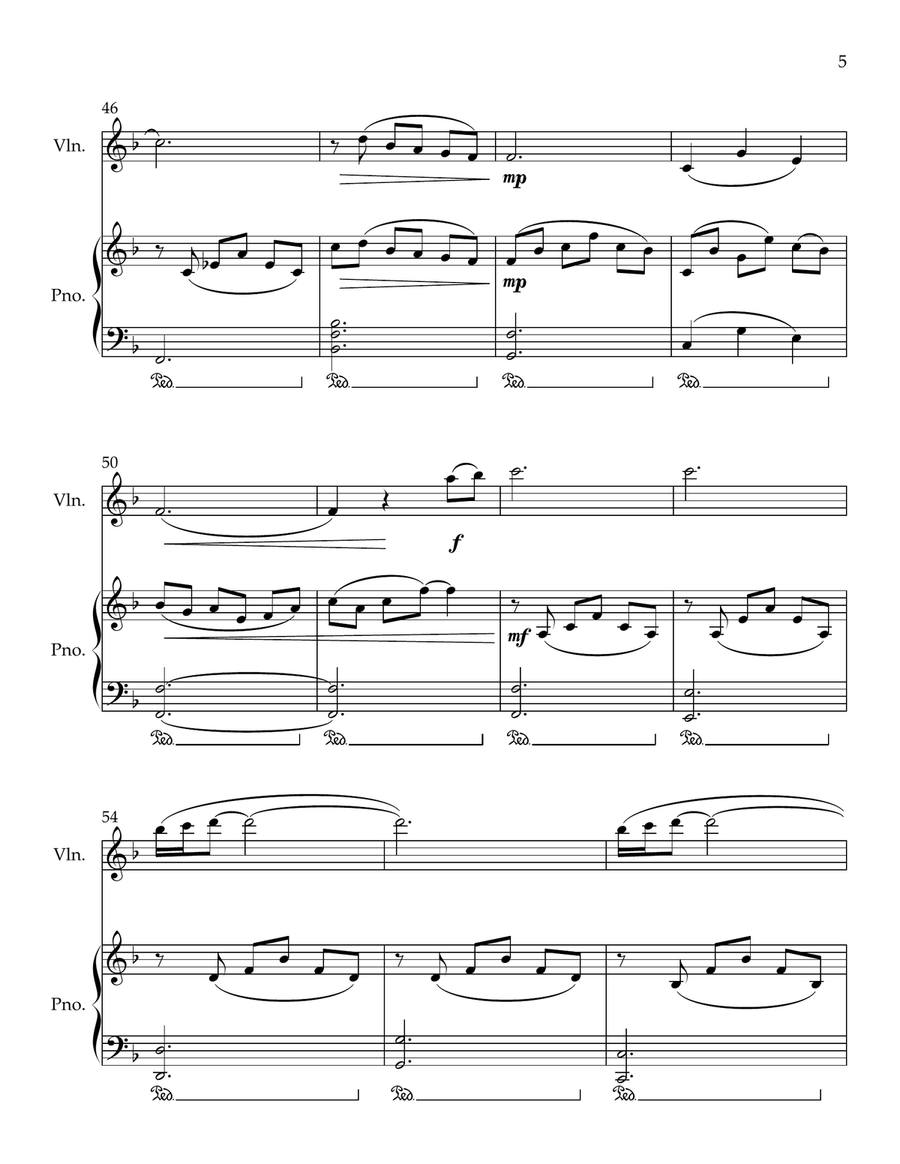 Cavatina Cavatina Violin Solo scores gallery preview page 5