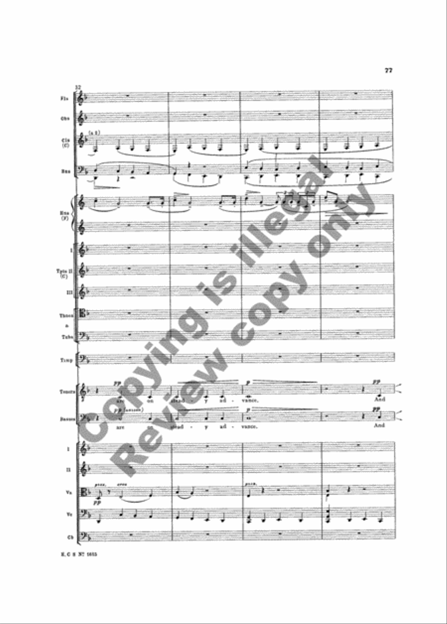 The Testament of Freedom (Additional Orchestra Score) Choir scores gallery preview page 42