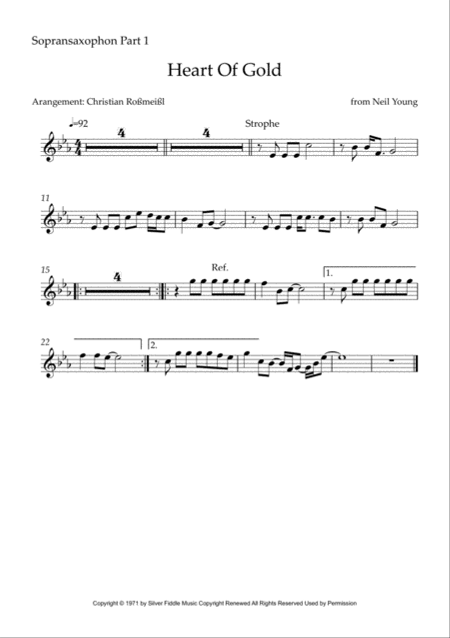 Heart Of Gold Heart Of Gold Woodwind Quintet scores gallery preview page 4