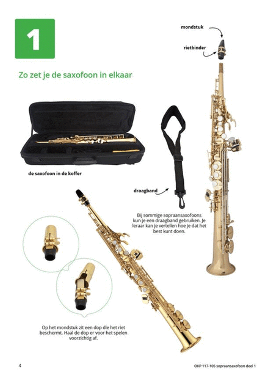 Samen Leren Samenspelen Vlaams Deel 1 Soprano Saxophone scores gallery preview page 3