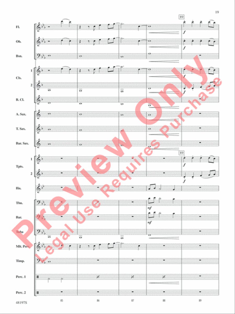 Liar Liar Concert Band scores gallery preview page 20