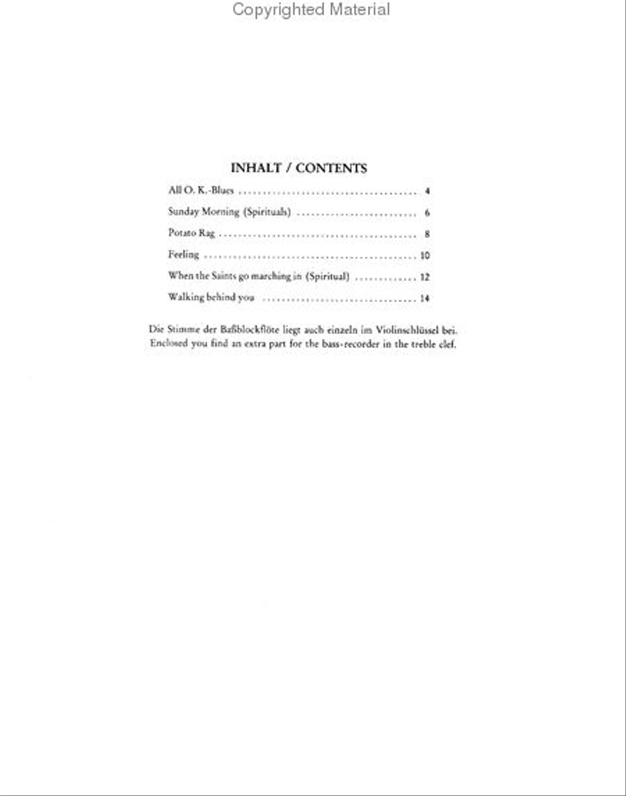 Cotton Blossom-Suite Flute Quartet scores gallery preview page 2
