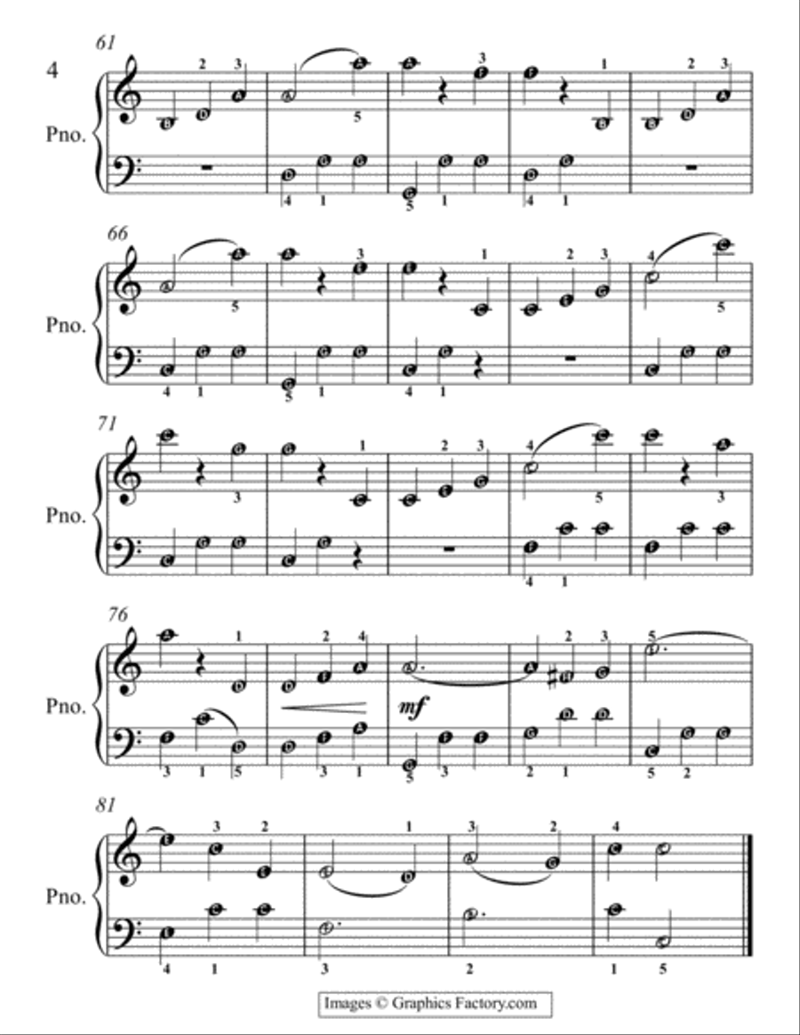 Petite Viennese Waltzes for Easiest Piano Booklet B Easy Piano scores gallery preview page 6
