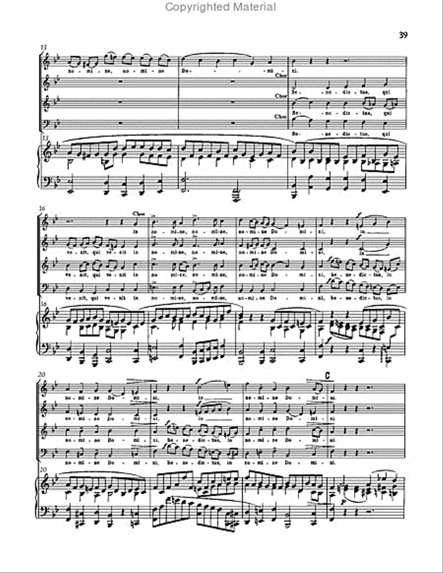 Requiem in D minor, WAB 39 Choir scores gallery preview page 39