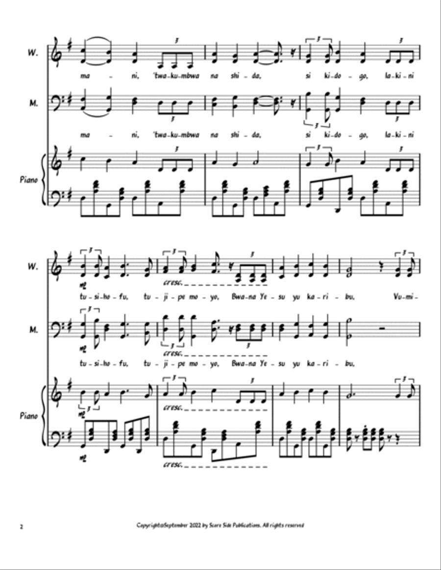 Safari Voice scores gallery preview page 2