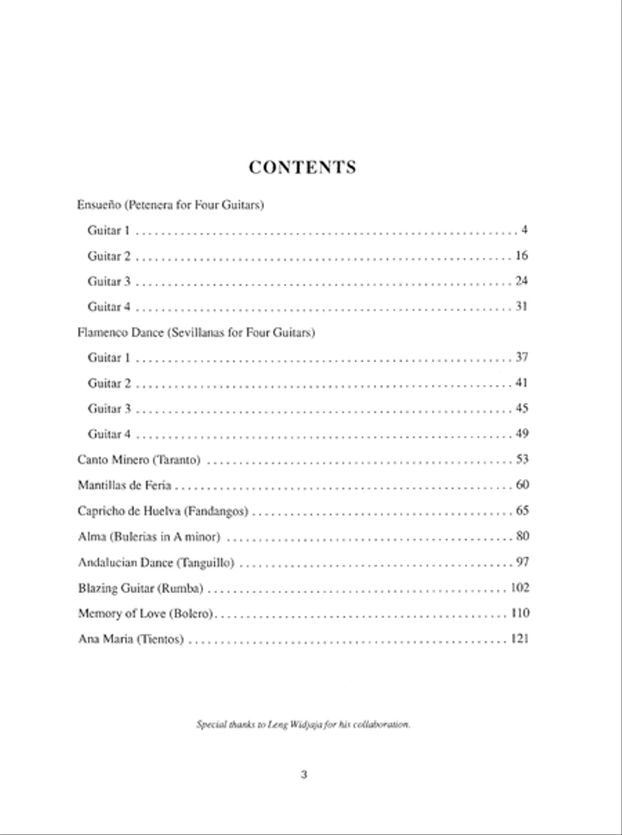 Juan Serrano - Flamenco Guitar Solos Acoustic Guitar scores gallery preview page 5