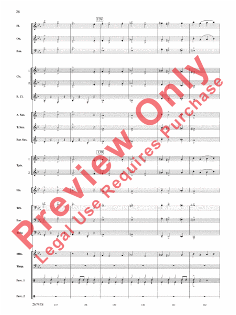 A Day at Disneyland A Day at Disneyland Concert Band scores gallery preview page 27