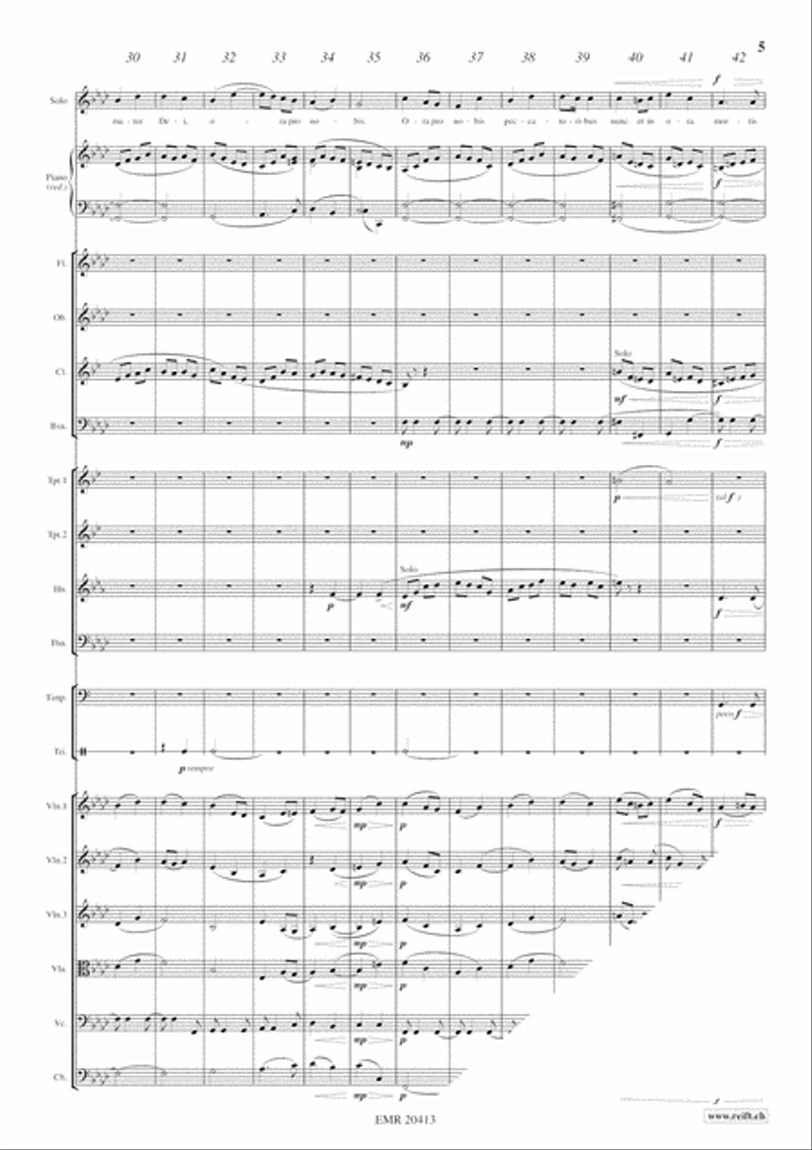 Ave Maria Orchestra scores gallery preview page 6