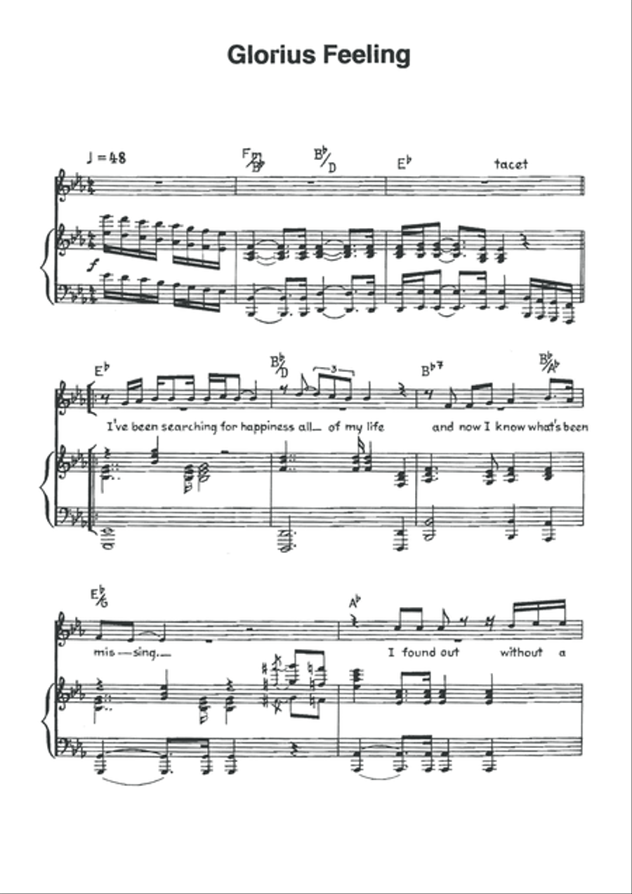 Glorius Feeling Glorius Feeling Voice scores gallery preview page 3