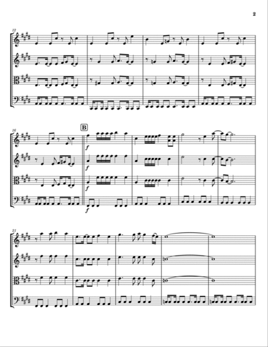 Enjoy The Silence String Trio scores gallery preview page 2