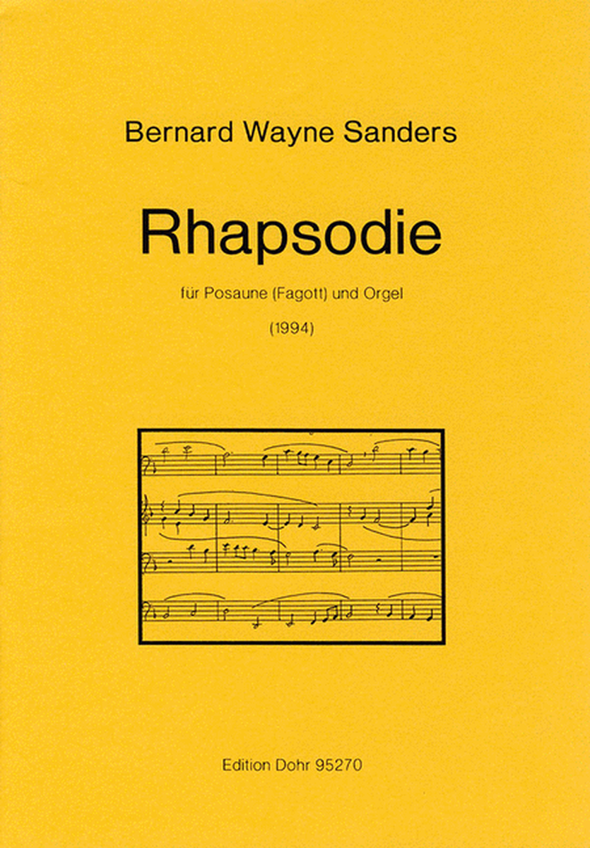 Rhapsodie für Posaune (Fagott) und Orgel (1994)