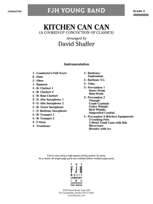 Kitchen Can Can: Score