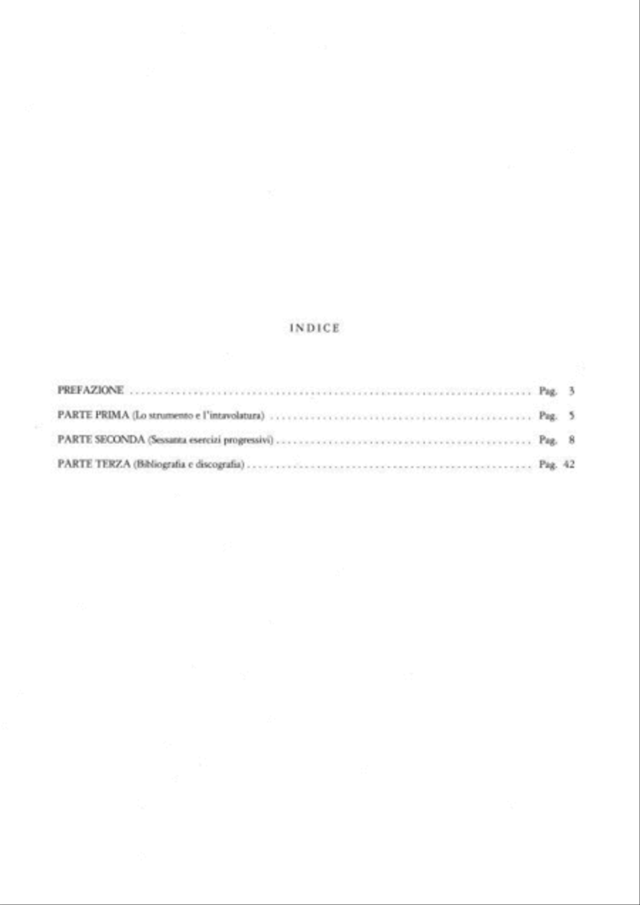 Introduzione Allo Studio Del Liuto Rinascimentale Guitar scores gallery preview page 3