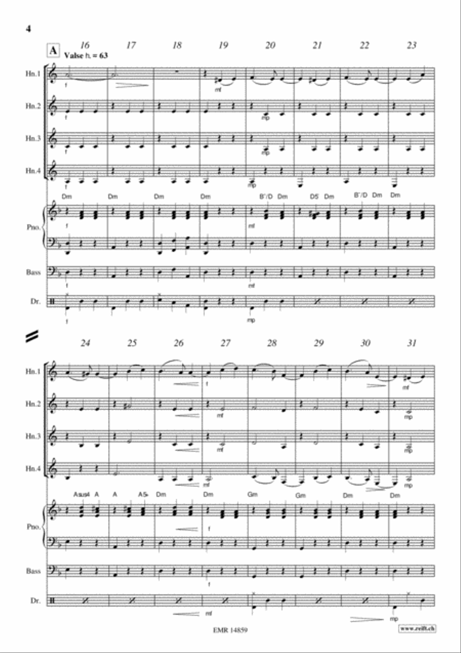 Les Yeux Noirs Horn scores gallery preview page 4