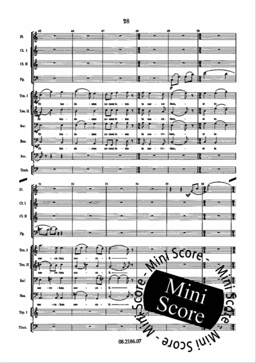 Te Deum Te Deum TTBB scores gallery preview page 33