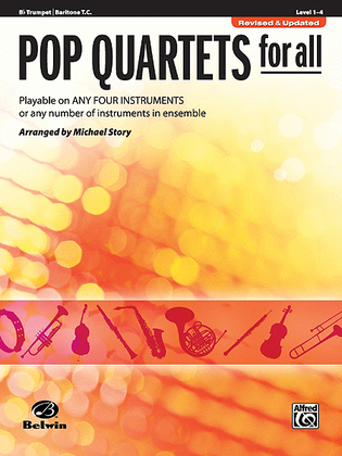 Book cover for Pop Quartets for All