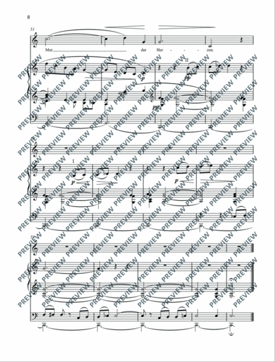 Zwei Geistliche Lieder Voice scores gallery preview page 9