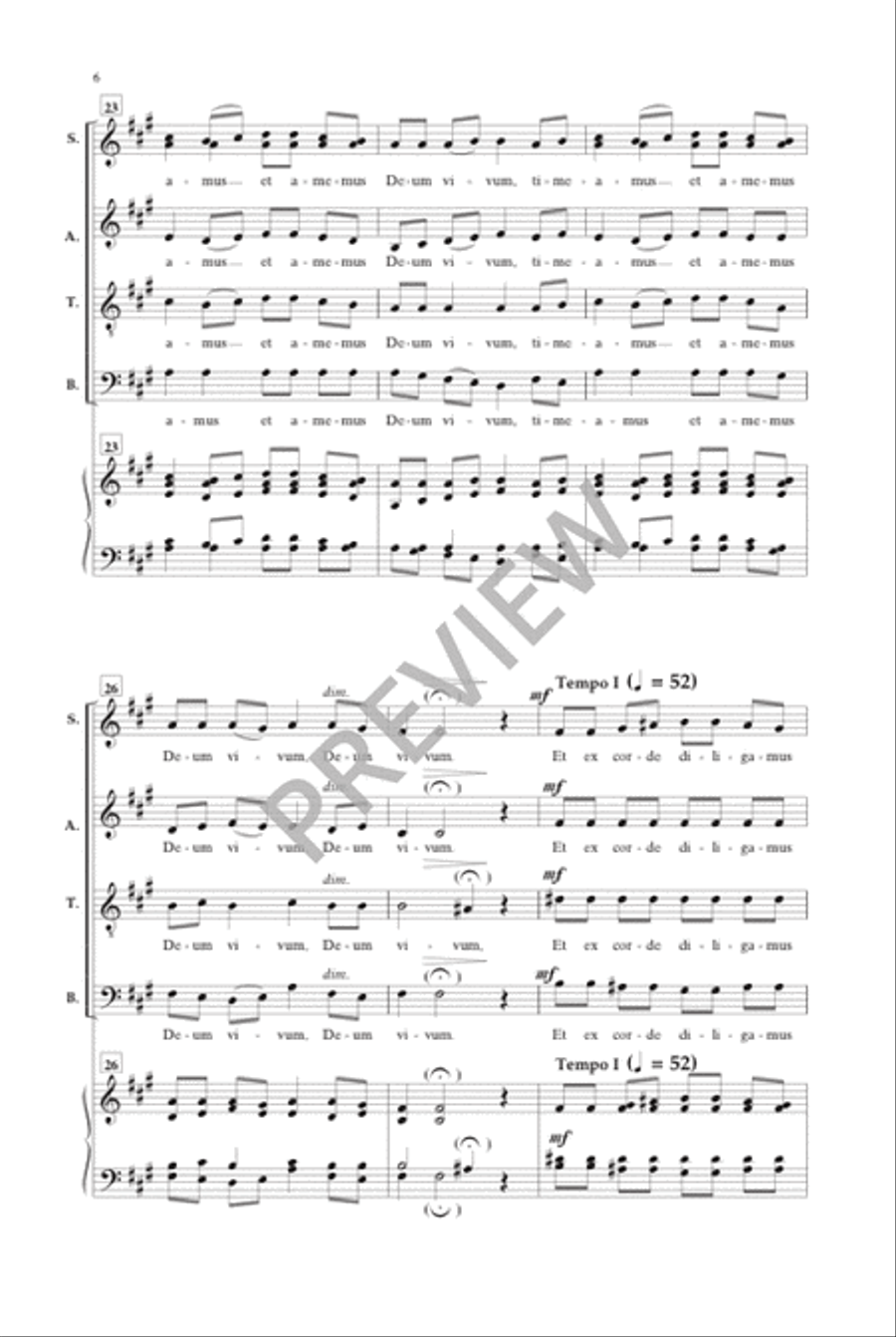 Ubi Caritas (SATB) image number null