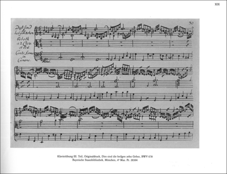 Sämtliche Orgelwerke VII Klavierübung III